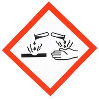 Cartello CLP - Corrosivo adesivo - Manutan Expert