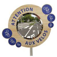 Specchio stradale - Telaio in larice - Plexi+ - Kaptorama