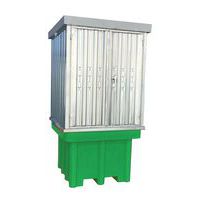 Vasca metallo verniciato per IBC- copertura in lamiera zincata