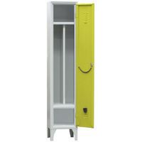 Armadio spogliatoio con porta scarpe 1 posto - larghezza 350 mm