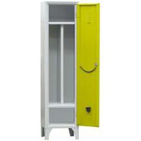 Armadio spogliatoio con porta scarpe 1 posto - larghezza 500 mm