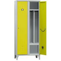 Armadio spogliatoio con portascarpe 2 posti - larghezza 700 mm