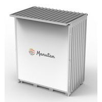 Modul container con vasca - chiusura frontale con telo