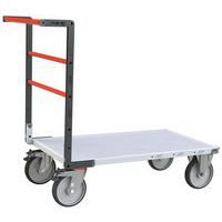 Carrello con sponda fissa e pianale in melaminico - Portata 600 kg - FIMM
