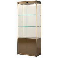 Vetrina espositiva con contenitore - 75x45x190 cm - Sarazino Vitrines