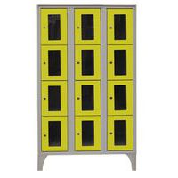 Armadio casellario 12 vani con ante in plexiglass