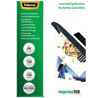 Busta di plastificazione lucida A4 - 100µ - Fellowes