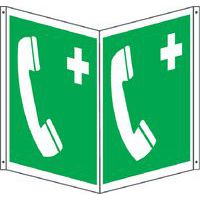 Cartello emergenza - bifacciale quadrato - chiamata