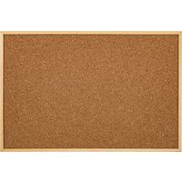 Bacheca a muro in sughero - cornice in legno