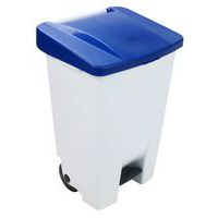 Pattumiera mobile a pedale - Ergonomica - Raccolta differenziata - 80 L - Manutan Expert