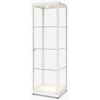 Vetrina espositiva a colonna - 50 x 50 x 200 cm - Sarazino