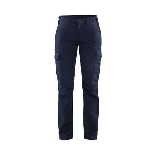 Pantalon industrie stretch 2D femme bleu fondé/noir - Blåkläder