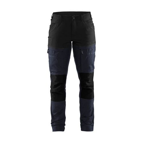 Pantaloni donna con manutenzione +stretch blu scuro/nero - Blåkläder