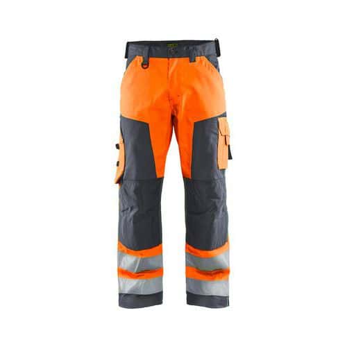 Pantalone alta visibilità arancio fluo antracite - Blåkläder