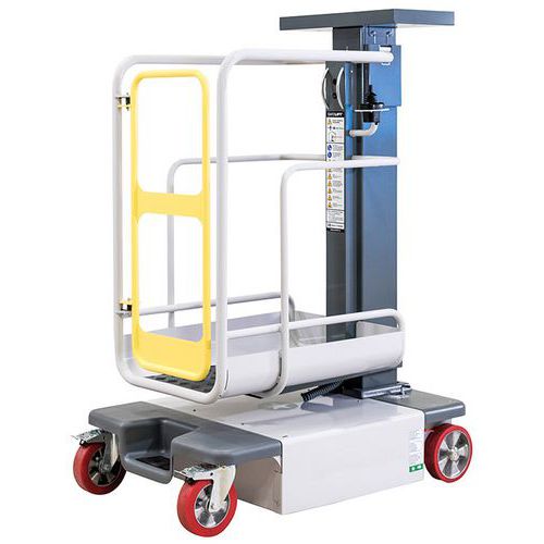 Piattaforma elettrica con montante verticale con altezza max 4950 mm - Stockman