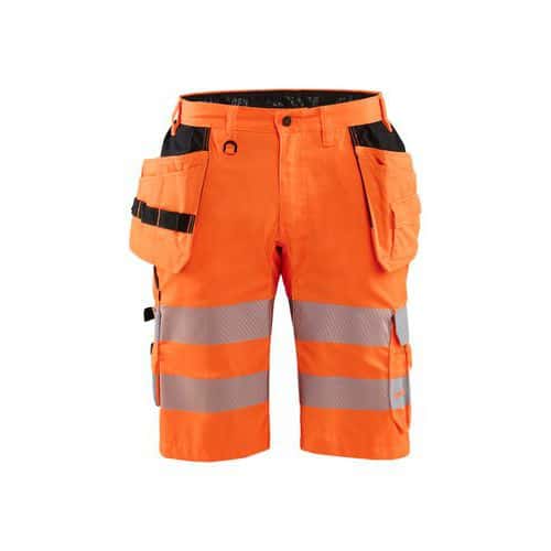Short artigianale ad alta visibilità stretch arancione fluo - Blåkläder