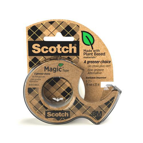 Nastro adesivo Scotch® Magic™ con dispenser riciclato - Scotch