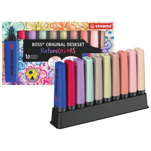 Set di 10 evidenziatori Boss Original Naturecolors Wildflower - Stabilo