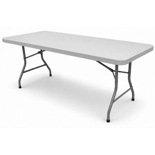 Tavolo pieghevole ricondizionato - 183 x 76 cm - Grigio