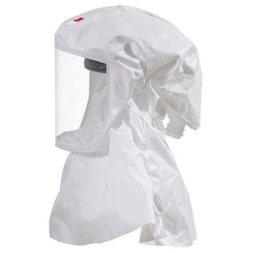 Cappuccio leggero bianco Versaflo™ S-433L con imbracatura standard - 3M