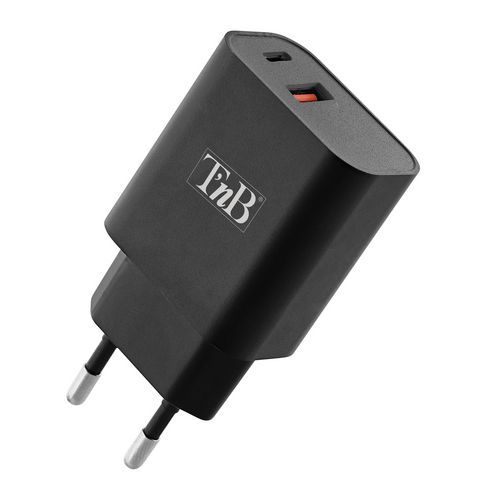 Caricatore per presa USB-C Power Delivery + USB-A - T'nB