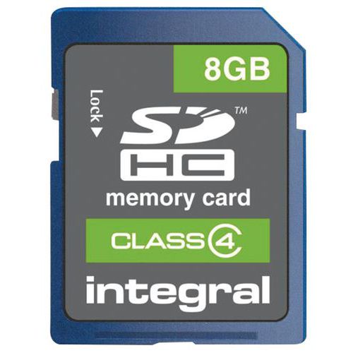 Scheda di memoria SDHC Integral - class 4