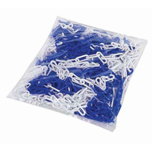 Catena in plastica in sacco - Blu/bianco
