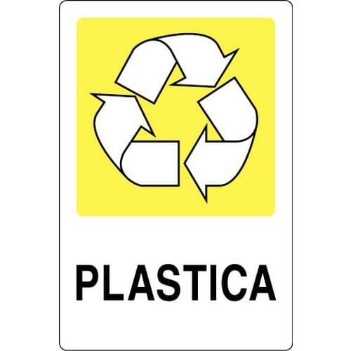 Etichetta per raccolta differenziata - Plastica