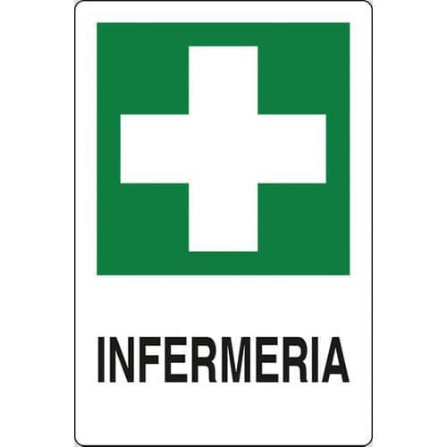 Cartello di emergenza - Infermeria