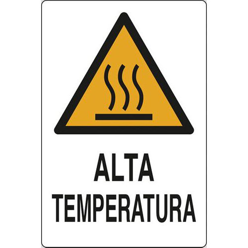 Cartello di pericolo - Alta temperatura