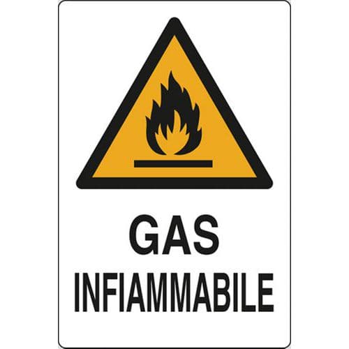 Cartello di pericolo - Gas infiammabile