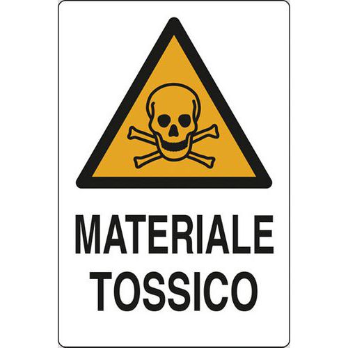 Cartello di pericolo - Materiale tossico