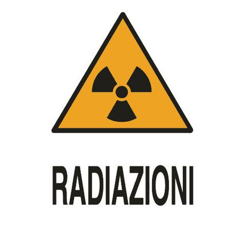 Cartello di pericolo - Radiazioni
