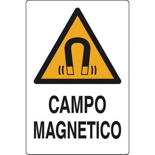 Cartello di pericolo - Campo magnetico