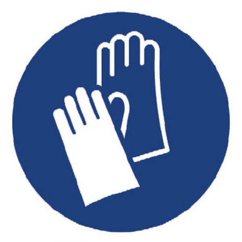 Cartello di obbligo - Usare guanti protettivi