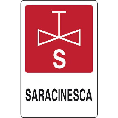 Cartello antincendio - Saracinesca