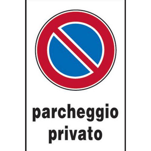 Parcheggio Vietato, Icona Di Divieto Di Sosta Per Auto, Simbolo Di Veicolo Proibo Illustrazione Vettoriale - Illustrazione di riservato, divieto: 178080630