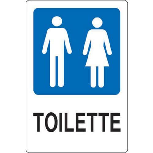 Cartello di indicazione - Toilette uomini / donne