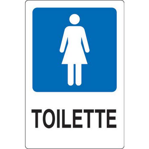 Cartello di indicazione - Toilette donne
