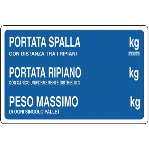 Cartello di informazione generale Vsafety 72027BA-R, Avviso di