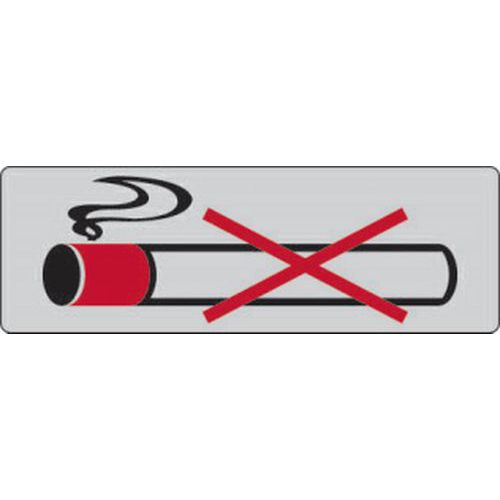 Targhetta per interni - Vietato fumare (solo simbolo sigaretta)