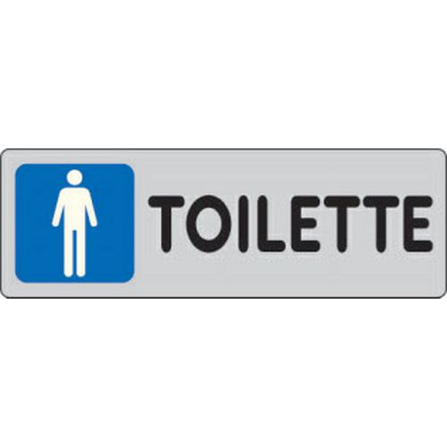 Targhetta per interni - Toilette uomini