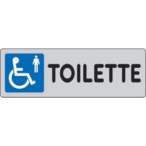 Targhetta per interni - Toilette disabili uomini