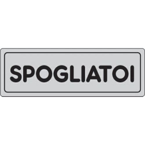 Targhetta per interni - Spogliatoi