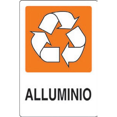 Etichetta per raccolta differenziata - Alluminio