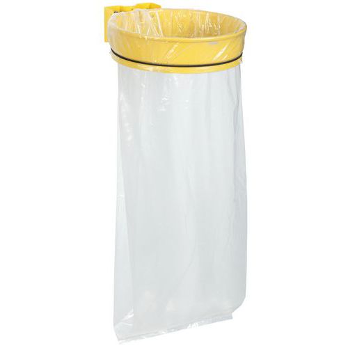 METRO Professional Supporto Per Sacco Spazzatura Con Pedale, In Acciaio Inox, Fino A 110 L, Con Ruote Frenanti