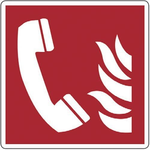 Cartello antincendio - Telefono antincendio