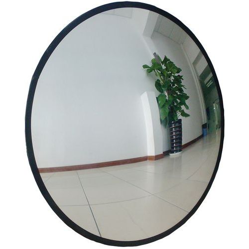Specchio di sicurezza tondo con visibilità a 130° - Manutan Expert