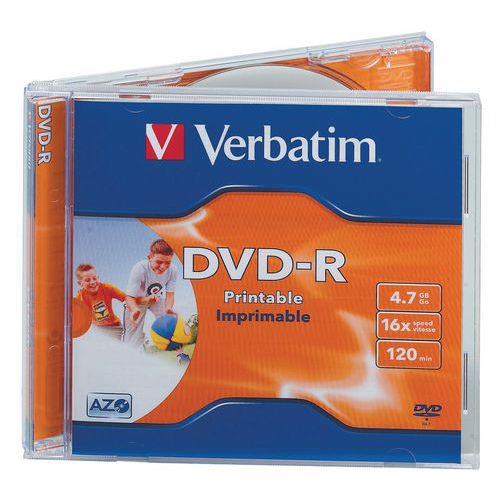 DVD-R stampabile 16X - lotto da 10 Verbatim