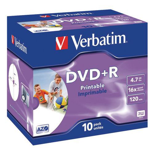 DVD-R Azo 16X - lotto da 10 Verbatim